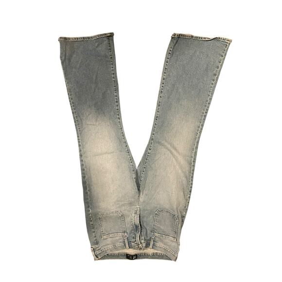 Gap Jeans Womens 16R 33x31 Blue 70s Flare High Rise Stretch - Picture 5 of 6
